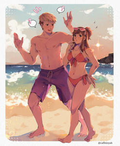 commission fullbody shaded